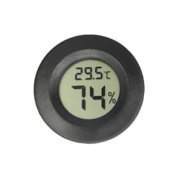 1/6PCS Mini Hygrometer Thermometer Fahrenheit or Celsius Meter Digital LCD Monitor Indoor Room Round Humidity Temperature Gauge