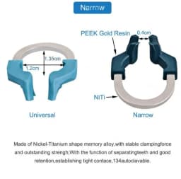 Lab Nickel Titanium Clamping Ring Palodent V3 Sectional Contoured Matrix System Matrix Bands . Best Tool s