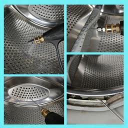 4Pcs High Pressure Washer Nozzle Set Stainless Steel Quick Connect Extension Wand For Cleaning Washing Machine Air Conditioner