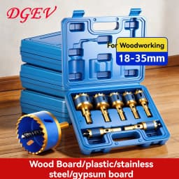 Woodworking Hole Saw Set, Electric Drill Dedicated Hole Saw Drill Bit, Wood Board, Stainless Steel, Gypsum Board Drilling Tool