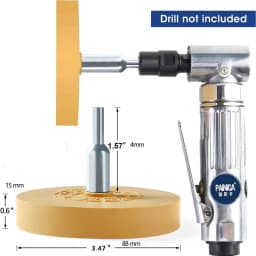 Universal Rubber Eraser Wheel For Remove Car Glue Adhesive Sticker Pinstripe Decal Graphic Auto Repair Paint Tool