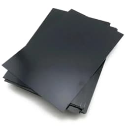 5-50PCS ABS Plastic Model Sheet Black 0.5mm/1mm/1.5mm/2mm/3mm/4mm/5mm Thick for Craft Projects DIY Cosplay