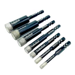 5-16mm Hexagonal Shank Brazed Dry Ceramic Tile Drill Bit Marble Granite Vitrified Tile Hole Opener Diamond Drill Bit Hole Saw