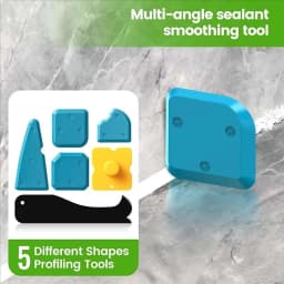 5 in 1 Silicone Remover Sealant Smooth Scraper Caulk Finisher Grout Kit Tools Floor Mould Removal Hand Tools Set