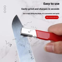 Professional Knife Scissors Sharpener Quick Metal Knife Sharpener Handheld Grindstone For Kitchen Knife All Blades Garden Shears