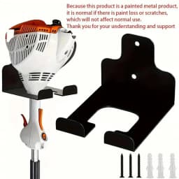 Garage Organizer Trimmer Rack Garden Power Tool Hanger Weed Whackers Holder Wall Mounted For Grass Trimmer Hedge Garden Tools