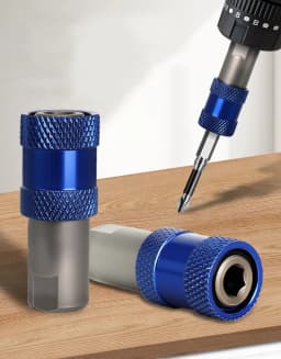 10mm Threaded to 1/4 Inch Hex Adapter Keyless Electric Drill Screwdriver Conversion Head Quick Release Drill Converter