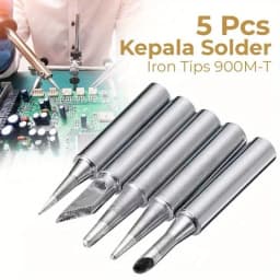 5PCS, Premium 900M series industrial soldering copper soldering iron tip set, perfect for electronic product maintenance