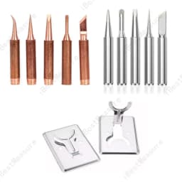 5PCS, Premium 900M series industrial soldering copper soldering iron tip set, perfect for electronic product maintenance