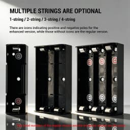 Heltec Enhanced Pin-Type Plug-in Battery Holder for 18650/21700, 1-4S, 3A/24A - Suitable for DIY Modifications, PCB Assembly Etc