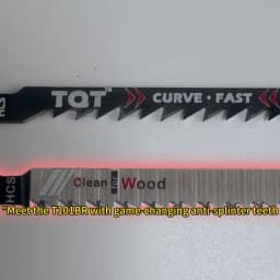 Tqt Jig Saw Blade 5Pcs T101Br Jigsaw Blades Set t Shank Wood Assorted Saw Blades for Woodworking Cutting Tool