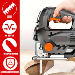 Tqt Jig Saw Blade 5Pcs T101Br Jigsaw Blades Set t Shank Wood Assorted Saw Blades for Woodworking Cutting Tool