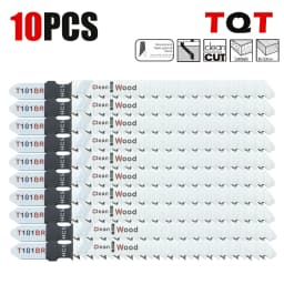 Tqt Jig Saw Blade 5Pcs T101Br Jigsaw Blades Set t Shank Wood Assorted Saw Blades for Woodworking Cutting Tool