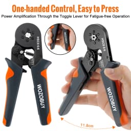 Crimper Cable Cutter Adjustable Automatic Wire Stripper Multifunctional Stripping Crimping Pliers Terminal Hand Tool