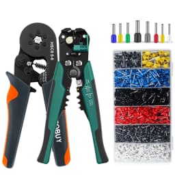 Crimper Cable Cutter Adjustable Automatic Wire Stripper Multifunctional Stripping Crimping Pliers Terminal Hand Tool