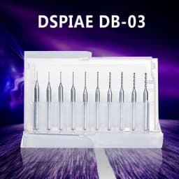 DSPIAE DB-03 Drill Bit 0.3-1.2mm Model Tool Sliver Hand Tool Hobby Accessory 10Pcs/set
