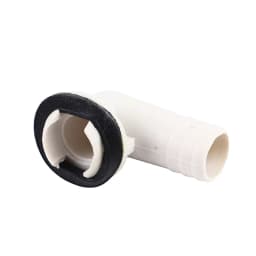 Air Conditioner Ac External Unit Drain Hose Connector Elbow Fitting With Rubber Ring