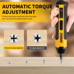 DEWALT Cordless Electric Screwdriver | 3.6V 5N.m Torque | 1/4" Chuck | 1300mAh Li - ion Battery HT422