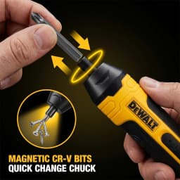 DEWALT Cordless Electric Screwdriver | 3.6V 5N.m Torque | 1/4" Chuck | 1300mAh Li - ion Battery HT422
