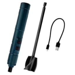 2PCS Epoxy Mixing Stirring Rods Paint Putty Cement Mixer Attachment with Drill Chuck for Epoxy Resin Latex Oil Paint