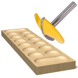 6 8 12mm 1/4 1/2" Shank Thin Bottom Cleaning Router Bit Woodworking Round Bottom Milling Cutter For Circular Grooving