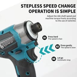 Makita DTD173 1800RPM Cordless Impact Driver 180N.m Brushless Motor Electric Drill Wood/Bolt/T-Mode For Makita Battery