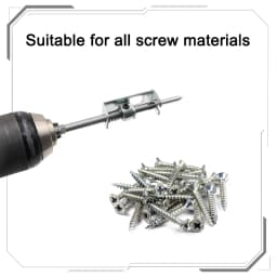 Hexagonal Shank Magnetic Screwdriver Head Fixed Drill Bit Universal Crosshead Power Tool Accessory Spring Type Positioning