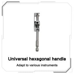 Hexagonal Shank Magnetic Screwdriver Head Fixed Drill Bit Universal Crosshead Power Tool Accessory Spring Type Positioning