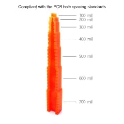 Wall-Mounted Folding Clamp for Bending Transistors/Resistors - 8mm Hole Spacing Precision Resistor Lead Bending Car Accessories