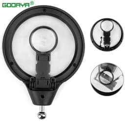Welding Magnifying Glass LED Light Auxiliary Clip loupe Magnifier 3 In1 Hand Soldering Solder Iron Stand Holder Station