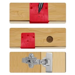 Hinge Hole Drilling Guide 35mm 40mm Hing Installation Jig Door Cabinet Hinge Hole Locator Woodworking Tool
