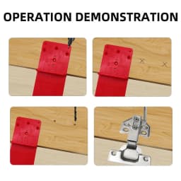 Hinge Hole Drilling Guide 35mm 40mm Hing Installation Jig Door Cabinet Hinge Hole Locator Woodworking Tool
