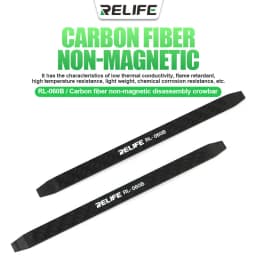 RELIFE RL-060B Carbon Fiber Disassembly Crowbar for Mobile Phone Laptop Maintenance Non-magnetic LCD Screen Dismantling Tool