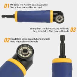 90/105/360 Degrees 1/4" Hex Shank Magnetic Adapter Bending Drills Reversible Ratchet Screwdriver Adjustable Power Driver Tools