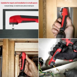 90/105/360 Degrees 1/4" Hex Shank Magnetic Adapter Bending Drills Reversible Ratchet Screwdriver Adjustable Power Driver Tools