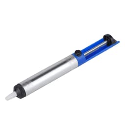 JCD Soldering Iron Pumpit Desoldering Pumps Aluminium Solder Sucker Tool Removal Device Blue Vacuum Soldering Iron Desolder