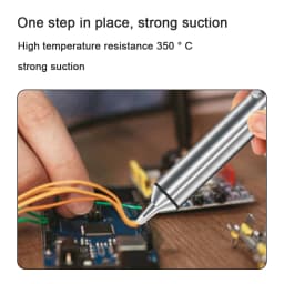 LEFAVOR Aluminum Powerful Desoldering Pump Suction Tin Gun Soldering Sucker Pen Removal Vacuum Solder Iron Welding Repair Tool