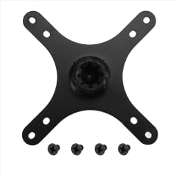 Promotion!Portable Monitor Mounting Adapter Bracket Plate, 17mm Ball Head to 100x100mm 75x75mm, Wall Mount Arm Mount Universal