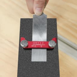 Fixed Angle Knife Sharpener - Aluminum Honing Guide Chisel Sharpening Holder Guide for Woodworking Chisels and Planes with Scale