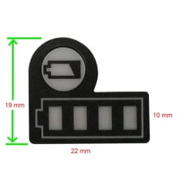BL1830B Li-ion Battery 10-PCS LED Sticker Label Pack For Makita 18V 14.4V Lithium Battery BL1860 BL1890 BL1815 BL1415 BL1430B