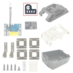 BL1830B Li-ion Battery 10-PCS LED Sticker Label Pack For Makita 18V 14.4V Lithium Battery BL1860 BL1890 BL1815 BL1415 BL1430B