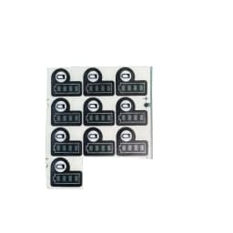 BL1830B Li-ion Battery 10-PCS LED Sticker Label Pack For Makita 18V 14.4V Lithium Battery BL1860 BL1890 BL1815 BL1415 BL1430B