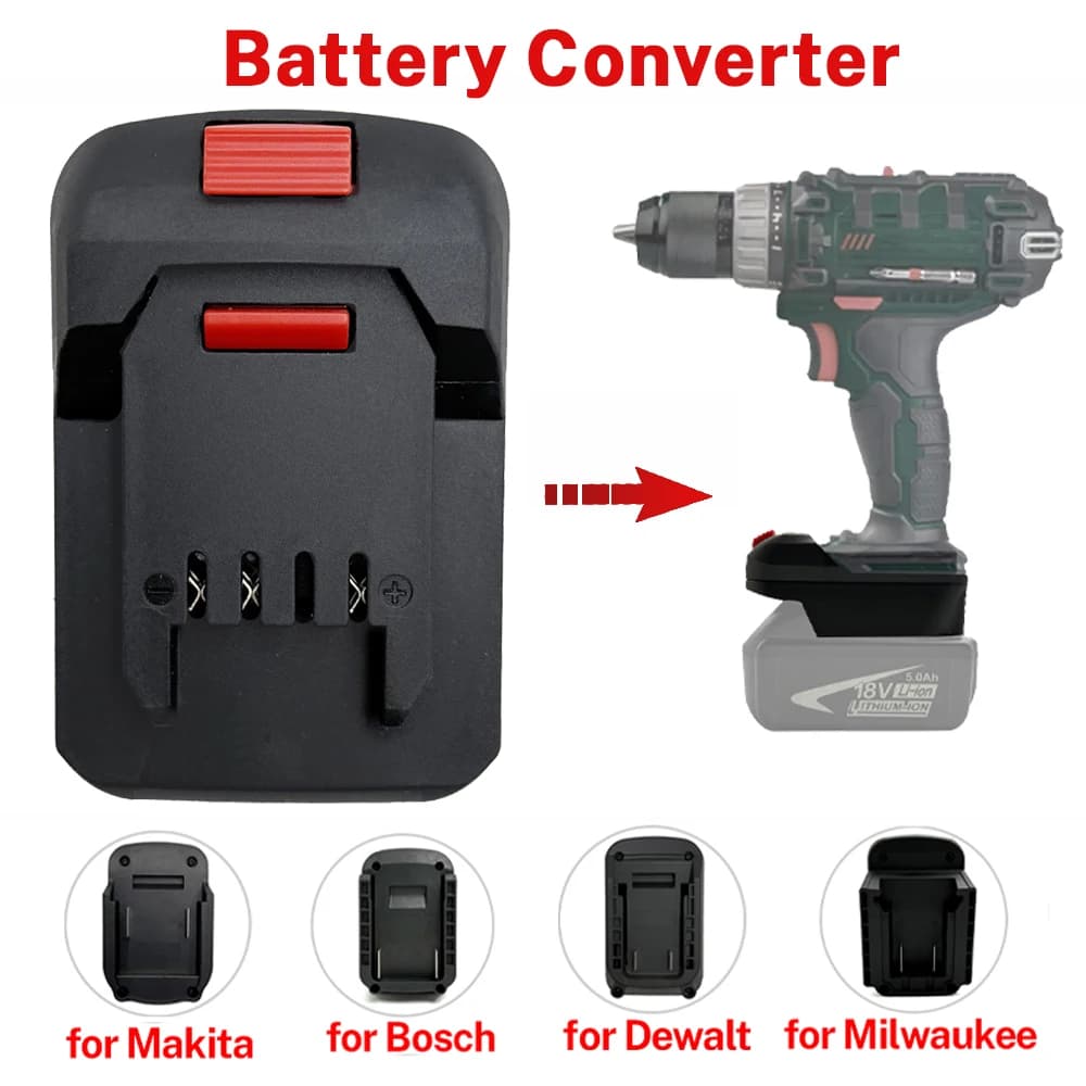 NEW Battery Adapter Converter for Makita/Bosch/Milwaukee/Dewalt 18V li-ion Battery to for Lidl Parkside X20V Li-Ion Power Tool