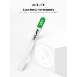 RELIFE TK1 Ceramic Tin Scraper Welding Non Magnetic Adsorption High Temperature Resistance Anti Oxidation BGA Stencil Repair