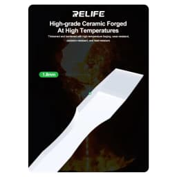 RELIFE TK1 Ceramic Tin Scraper Welding Non Magnetic Adsorption High Temperature Resistance Anti Oxidation BGA Stencil Repair