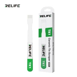 RELIFE TK1 Ceramic Tin Scraper Welding Non Magnetic Adsorption High Temperature Resistance Anti Oxidation BGA Stencil Repair