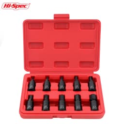 Chrome Vanadium Alloy Steel Hexagonal Socket Set Torx Tool Socket Head Applicable to Manual Wrench S2 Blackened Box Hexagon Bit