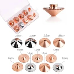 Fiber Laser Nozzle D28 M11 H15 Nozzles 1.2 1.5 2.0 2.5 3.0 Single Double Chrome Raytools Nozzle for Laser Cutting Machine