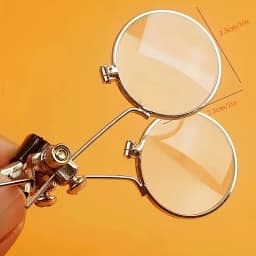 5X/10X Dual Adjustable Clip-On Magnifying Glasses for Watch Repair, Mobile Phone Servicing, Jewelry Crafting, Product Inspection