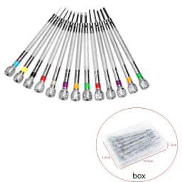 0.8-1.6mm Steel Screwdriver for Watch Repairing Portable Watch Tools Band Removal with Mini Link Pins Watchmaker Tools
